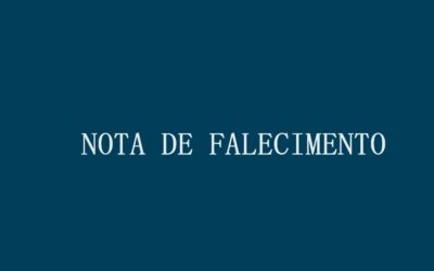 Nota de falecimento – Dra Josbel Braga Mendes Pereira